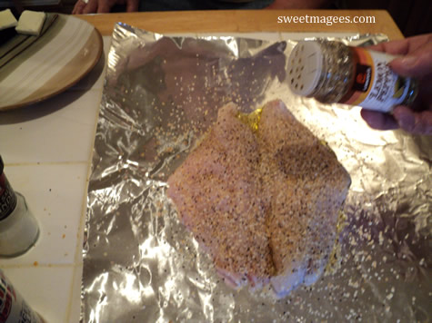 Catfish with Garlic