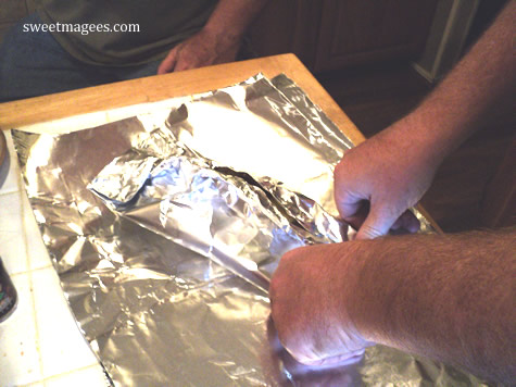 Closed foil on Fish